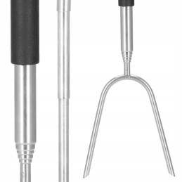 10x lazdelės teleskopinės stiebo šakutės laužavietės šakės laužo lazda griliui