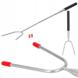 10x lazdelės teleskopinės stiebo šakutės laužavietės šakės laužo lazda griliui