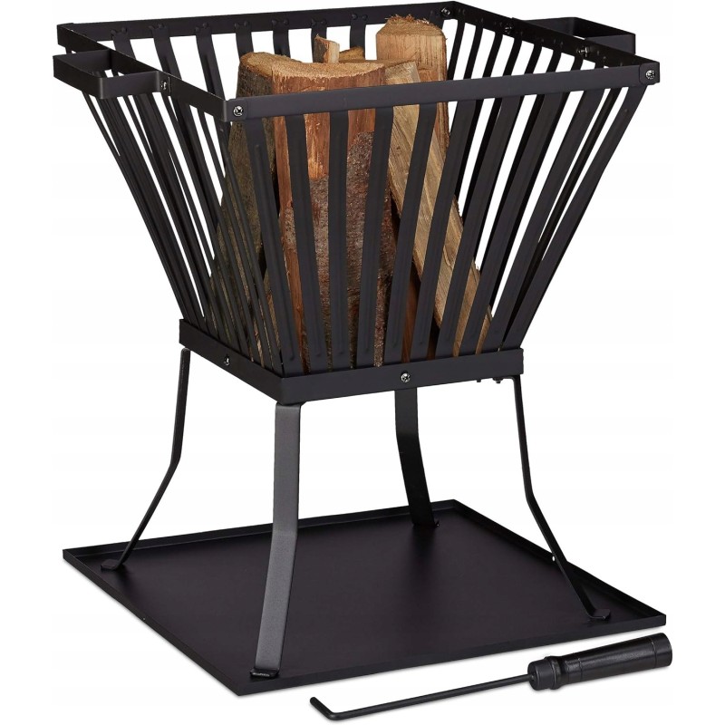 Sodo židinio krepšelis su padu 45x56x56 cm