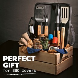 Kepsninės komplektas su maišeliu | medinis | kaip dovana