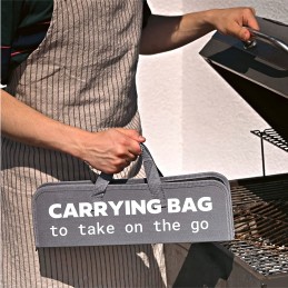 Kepsninės komplektas su maišeliu | medinis | kaip dovana