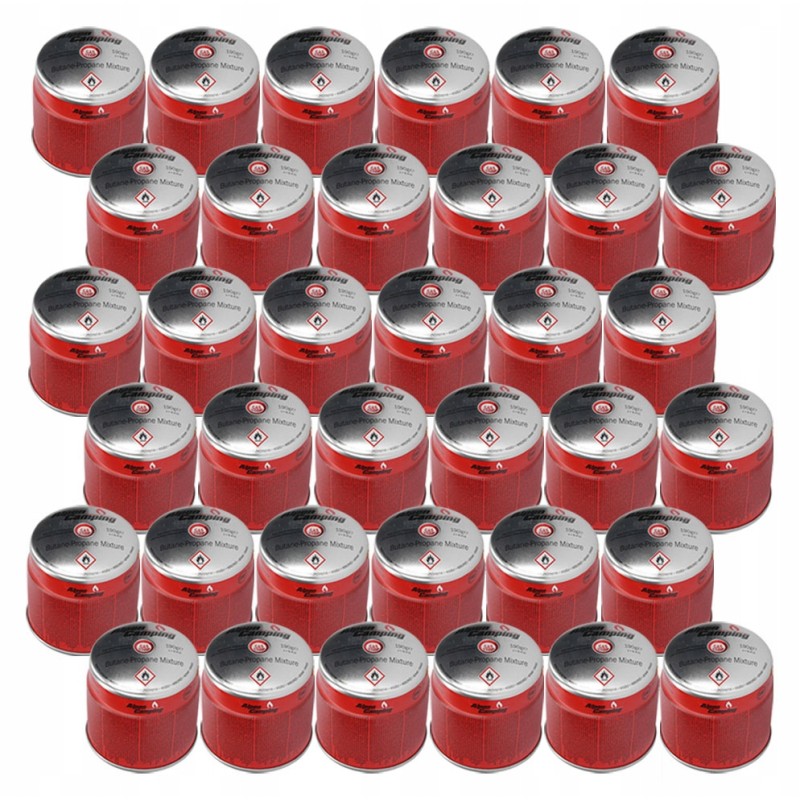 Dujų kasetė 190g dujinė viryklei Planika, Alpen camping x36 lutlamps