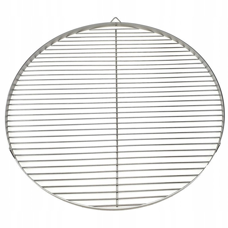 Apvalios nerūdijančio plieno grotelės grilio židiniui, 70 cm