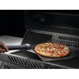 Plieninis picos kastuvas su sulankstoma rankena Napoleono kepsninės picos mentele