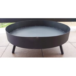 ⭐ Sodo kepsninė su anglimis, stabilus trikojis, 2 viename laužavietė ⭐