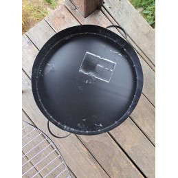 ⭐ Sodo kepsninė su anglimis, stabilus trikojis, 2 viename laužavietė ⭐