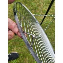 ⭐ Sodo kepsninė su anglimis, stabilus trikojis, 2 viename laužavietė ⭐