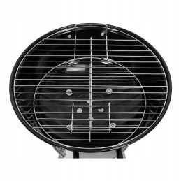 Apvalios anglies kepsninės su dangteliu, 41 cm grotelės