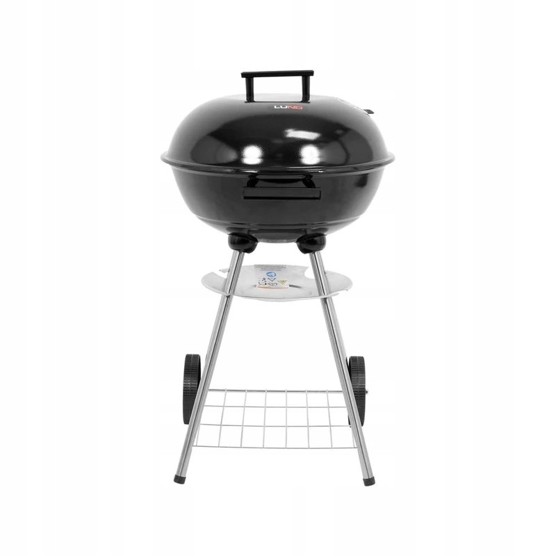 Apvalios anglies kepsninės su dangteliu, 41 cm grotelės