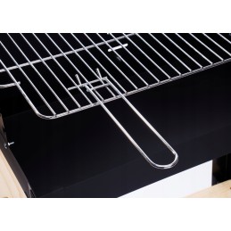 ⭐⭐Sodo anglies kepsninė ant ratų, didelė, 2 lentynos, grotelės BBQ briketams⭐⭐