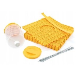 Daugiadėžė bitėms vežti su plastikine girdykle