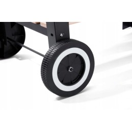 ⭐⭐Sodo anglies kepsninė ant ratų, didelė, 2 lentynos, grotelės BBQ briketams⭐⭐