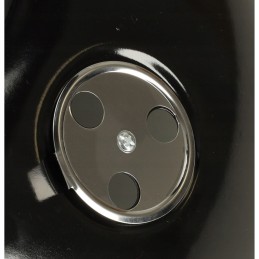 Nešiojama sodo kepsninė, didelė anglies kepsninė, dangtis, grotelės, pelenų padėklas, lentyna