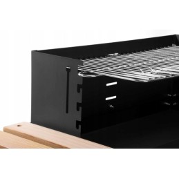 ⭐⭐Sodo anglies kepsninė ant ratų, didelė, 2 lentynos, grotelės BBQ briketams⭐⭐