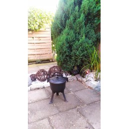 Ketaus emaliuotas medžioklės puodas troškiniams, 4 litrai