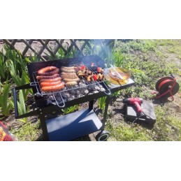 Grilio sodas su anglimis Gegužės vakaras pavasaris 48x26cm