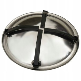 Vidaxl židinys ir grilis 2 viename su pokerio 56x56x49 cm plienu