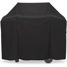 Juodas grilio dangtis 129x107x45 cm