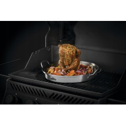 Nerūdijančio plieno vištienos kepimo stovas