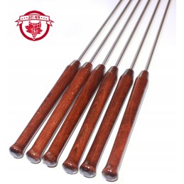 Šašlyko iešmeliai, 6 vnt, 6 mm inox strypas