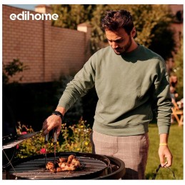 Priedų rinkinys kepsninės priedai kepsninės reikmenys plieninių žnyplių dėklas