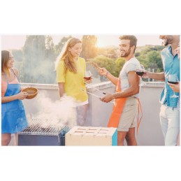 Priedų rinkinys kepsninės priedai kepsninės reikmenys plieninių žnyplių dėklas