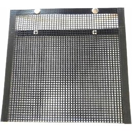 2x kott korduvkasutatavaid võrgust grillkotte 27x25cm