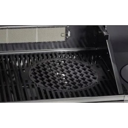 Ketaus grotelės kepsniams perjungti grotelių galus