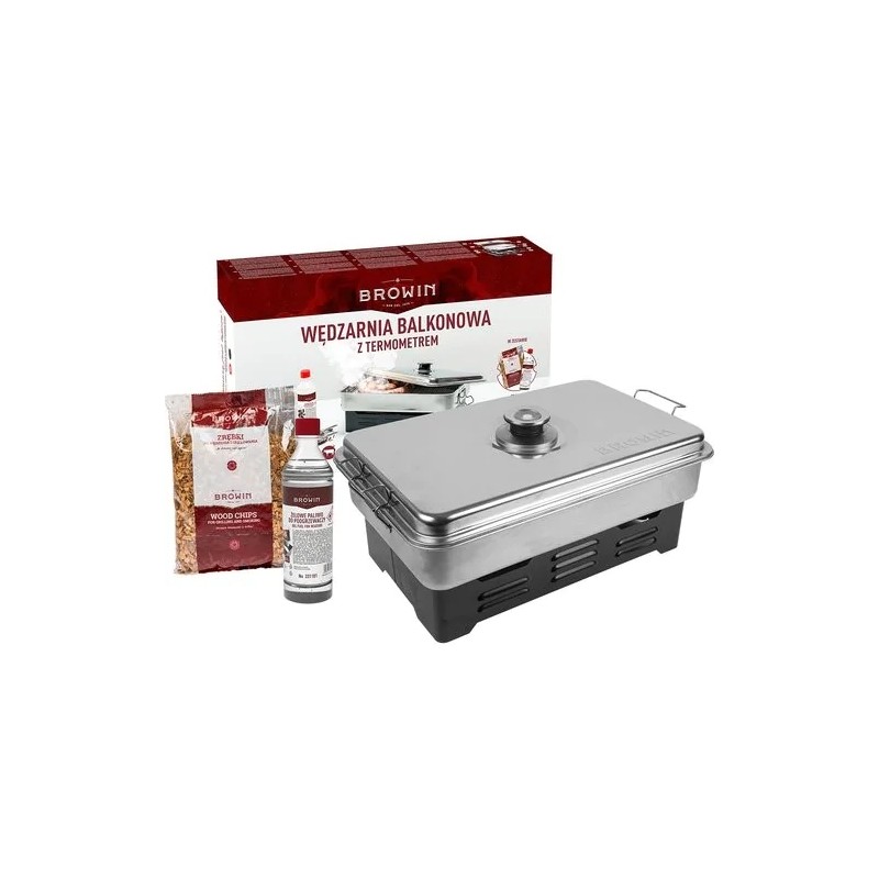 Balkoninė rūkykla - rudas universalus komplektas