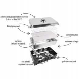 Balkoninė rūkykla - rudas universalus komplektas
