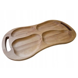 Large board tray for grilling snacks