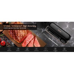 Inkbird termometras 11p belaidžio zondo rūkymo grotelių dėklas