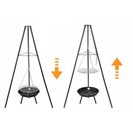 ✅Curron pakabinamas trikojis ugnies duobė triplebbq gm10000