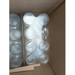 900 ml stiklinis indas su metaliniu dangteliu