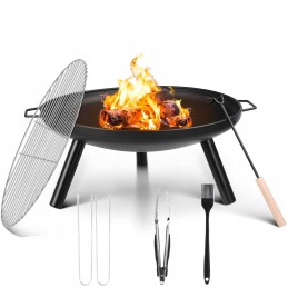 ⭐⭐Didelė sodo laužavietė, laužavietė, grilis, 60cm⭐⭐