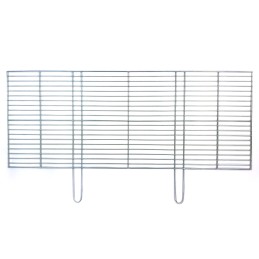 Chromuotos grilio konstrukcinės grotelės 100x40 su židiniu/pelenais