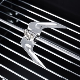 Sodo kepsninė su anglimis ant ratų, didelis iešmas, lentynos, grilis + nemokamas šepetys