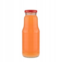 100x vaisiais dekoruotas buteliukas 300 ml + dangtelis
