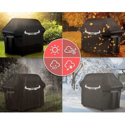 Grilio kepsninės dangtis 122 x 61 x 147 cm