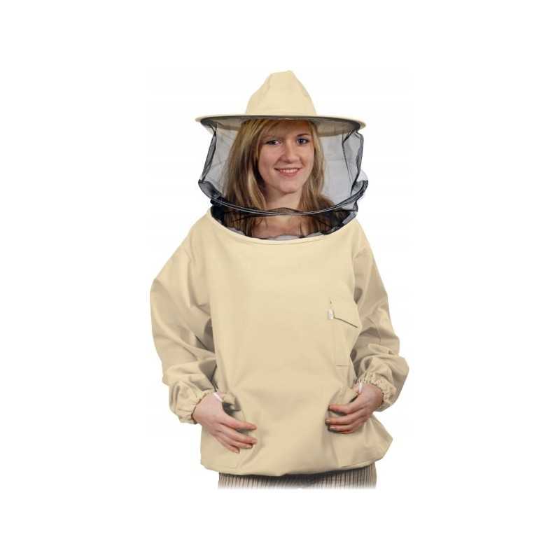 Bitininkystės megztinis su užsegama kepure, r xl