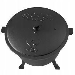 Emaliuotas medinis ketaus puodas, 8l