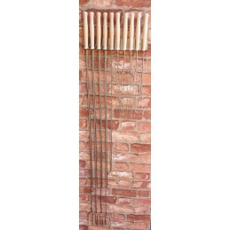 Wo 70 nerūdijančio plieno laužo šakutė 70 cm, skirta kepsninei laužo šakutei