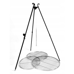 Nerūdijančio plieno, rūgščiai atsparios grotelės, 60 cm apvalios