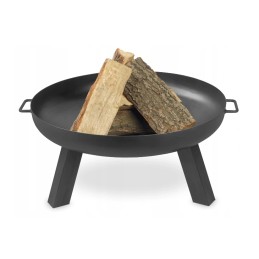 Dažytas sodo židinys, 50 cm aukščio grilis