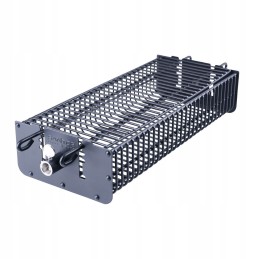 Santos grilio krepšelis, kvadratinis, juodas, nepridegantis