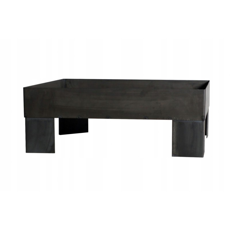 Sodo židinys 80 x 80 cm, didelė židinio grilis