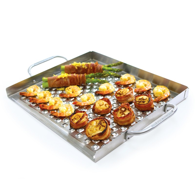 Broil king - perforuota plieninė kepimo keptuvė
