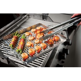 Broil king - perforuota plieninė kepimo keptuvė