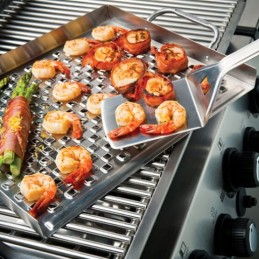 Broil King 69712 perforuota plieninė kepimo keptuvė