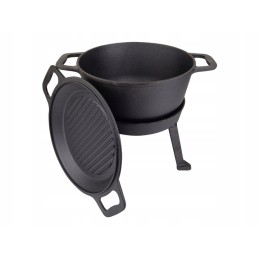 Ketaus medžioklės puodas, 8l